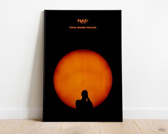 Loyle Carner - Album Poster - Vintage - Frame Not Included - Hugo - Yesterday's Gone - Not Waving But Drowning - Find some peace - merch