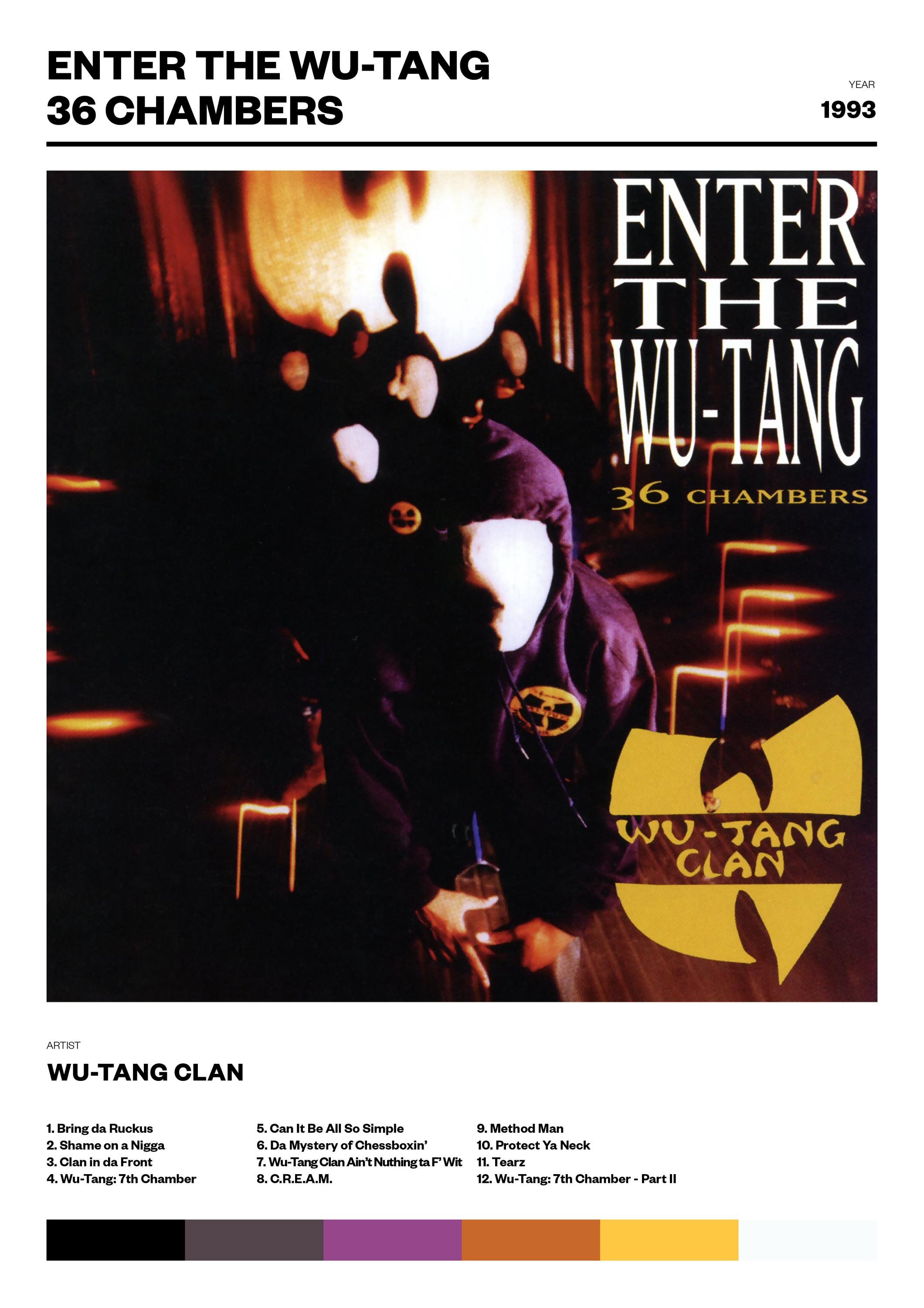 WU-TANG CLAN 90’vintage poster Wu Tang Clan Poster ''Forever'' Vintage 90s Oficial album