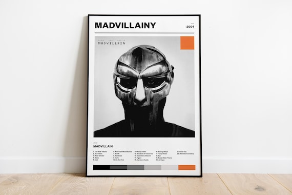 新品 Madvillain / Madvillainy (Poster) Madvillain - Madvillainy - MF Doom - Retro Music Poster