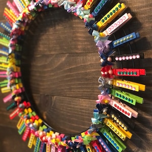 Assorted multi-colored 50 pc Cheerleading Duck Pins