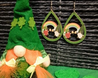 Bijoux faits main pour la Saint-Patrick|Boucles d'oreilles pour la Saint-Patrick|fabriqués en Irlande