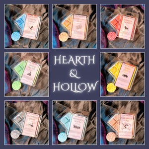 Hearth & Hollow Wax Melt Collection – Spellbound Lifestyle | Cozy Magic | Wizard Inspired Wax Melts | Enchanted Self-Care Fragrances | 3oz