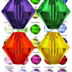ABSCHLUSS Swarovski #5328 Doppelkegel 6 mm (10),
