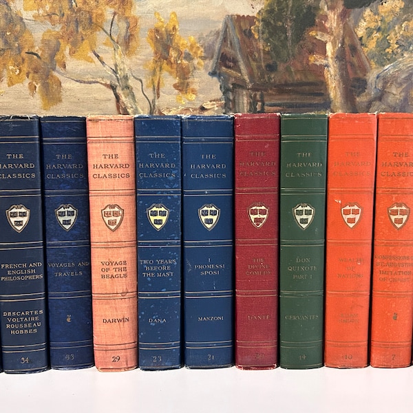 1909 Harvard Classics Historical Binding (price for each book)