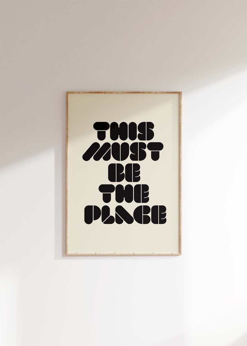 This Must Be The Place Talking Heads Poster Unframed image 2