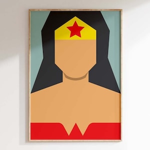 Wonder Woman Movie Poster Unframed image 1