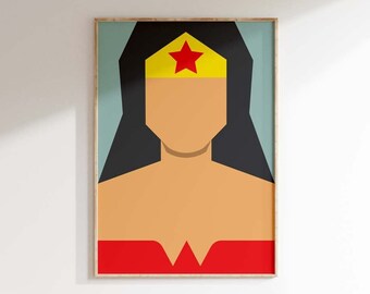 Wonder Woman Movie Poster Unframed