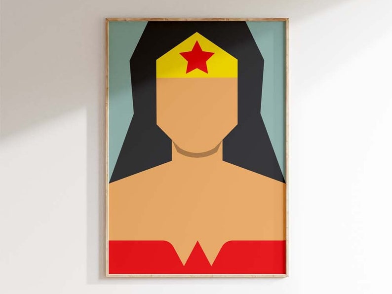 Wonder Woman Movie Poster Unframed image 2