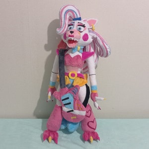 Mangle (55cm)21,6&#39;&#39; Guitar(35cm)13,8&#39;&#39;  Five Nights at Freddy&#39;s Glemrockmangle  Animatronics Plush Toy  Sexy Toy