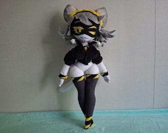 Custom Cat Girl Plush, Handmade Premium Plush (40cm)