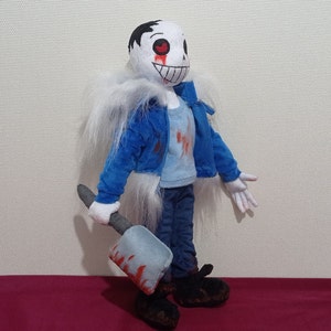 Sans with a Bloody Axe Games Plush Toy (40cm) 15.7'' Untertale Fanart