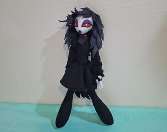 Custom plush Oktavia(48cm) 19&quot; Premium Plush. Evening black dress. Removable clothes.