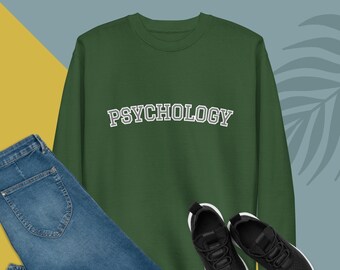 Psychology Premium Sweatshirt, Unisex, Crewneck