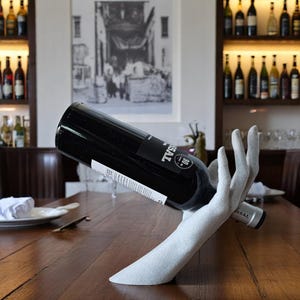 Hand Wine Bottle Holder (Wine Rack) - Unique Decorative Wine Rack for Modern Home or Bar
