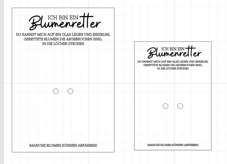 Lasercut Datei Blumenretter Laserdatei, SVG Bild 2