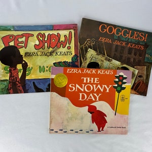 Set of Three Ezra Jack Keats Softcover Books (1971, 1972, 1974)