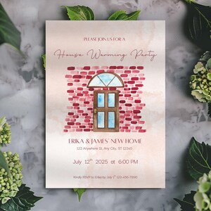 Housewarming Invite Editable House Warming Invitation Housewarming Party Invite Template Digital housewarming New Home Party Card Printable