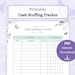 Cash Stuffing Tracker Printable PDF | Expense Tracker Envelope Stuffing ...