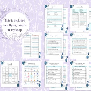 Flygplan Utskrivbar PDF | Resplan | Resplan | Semesterplanerare | Reseplanerare | Reseschema bild 8
