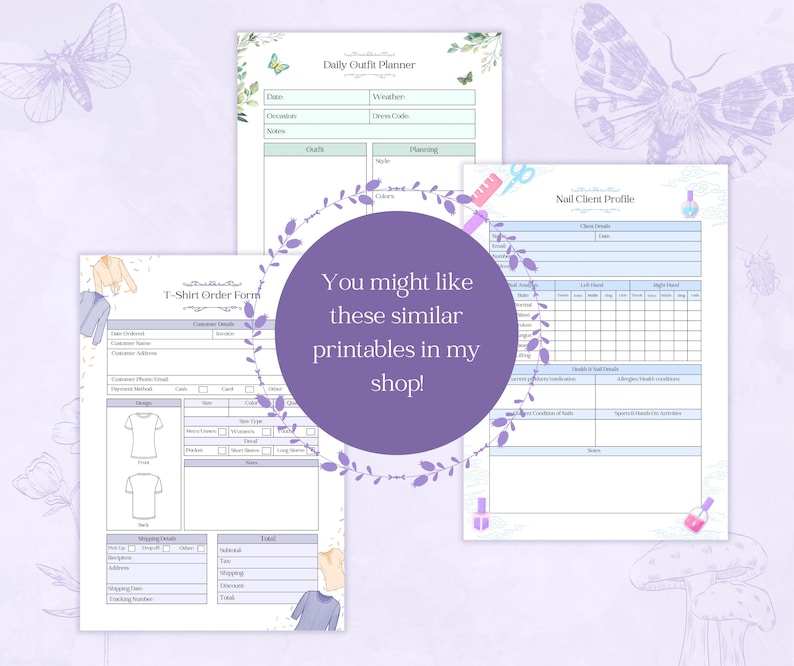 Hairdressing Notes.pdf Hairdressing Forms Bundle Printable PDF | Hairstylist Forms | Hair ...