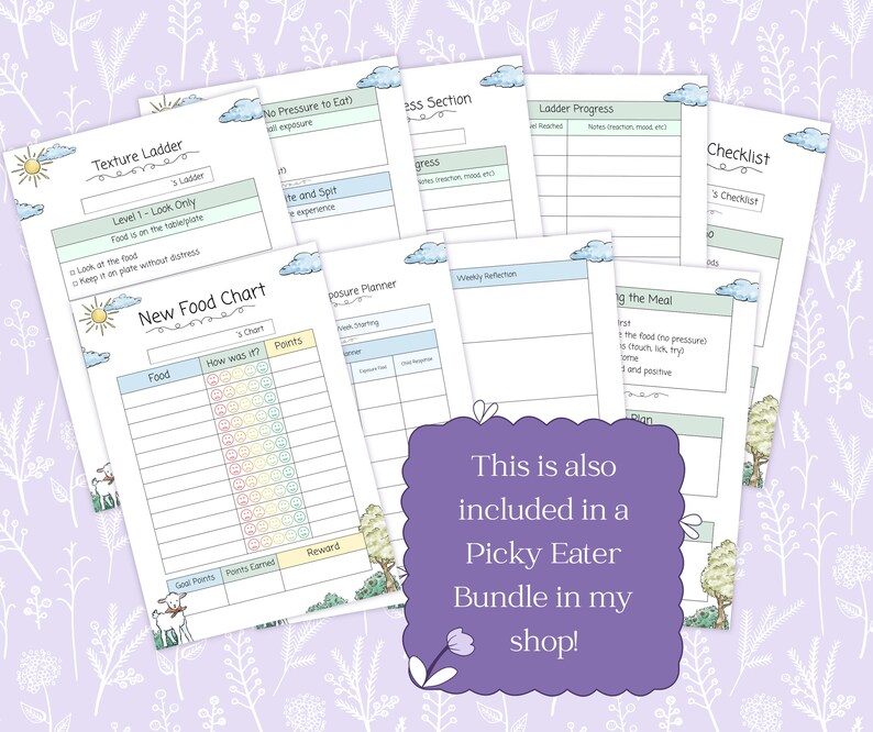 Texture Tolerance Ladder Printable PDF, Picky Eater Printable, Sensory ...