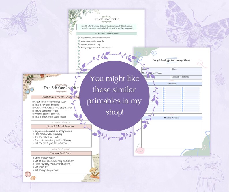 Tic Monitoring Sheet.pdf Premonitory Urge Tracker Printable PDF, Tourette’s Tic Awareness Log ...
