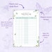 Peak Flow Log Printable PDF Peak Flow Chart Asthma Tracker Medical ...