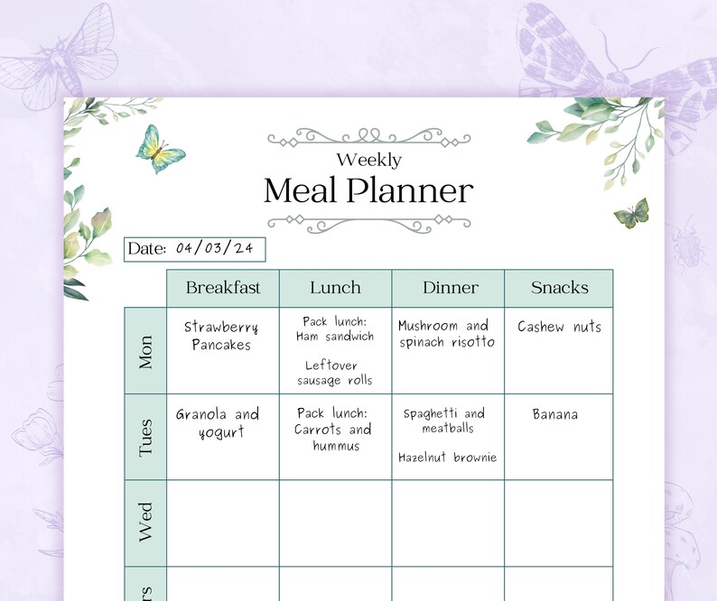 Weekly Meal Planner Printable PDF - Il 794xN.5832711359 I5hr 