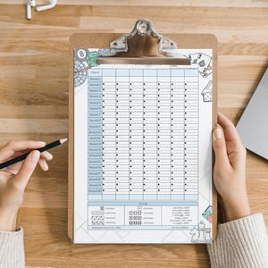 Farkle Scoreboard Printable PDF | Farkle Score Card | Games Tally Sheet ...