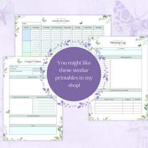 Chapter Planning Bundle Printable PDF | Chapter Summary | Chapter ...