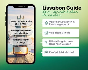 Lissabon Stadtführer für deine Portugal-Reise / Reiseplaner mit Geheimtipps / deutsch / von Local Expat kreiert / Personal Lissabon Guide
