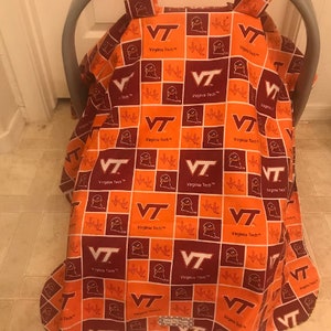 Virginia Tech Baby - Toldo para asiento de automóvil - Funda para asiento de automóvil