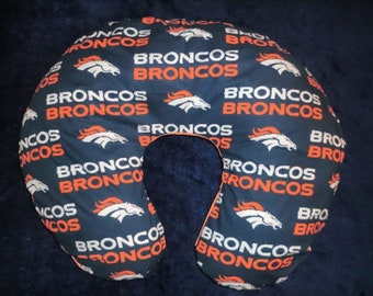 Denver Broncos Baby - Nursing pillow cover, baby shower, gift, nfl, football, Denver baby