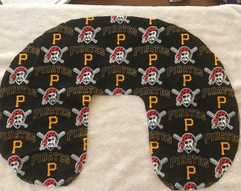 Pittsburgh Pirates Baby - Nursing pillow cover, baby shower, gift, mlb, baseball, Pittsburgh Pirates