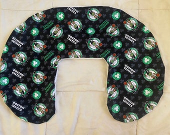 Boston Celtics Baby - Nursing pillow cover, baby shower, gift basketball,nba, Boston Baby