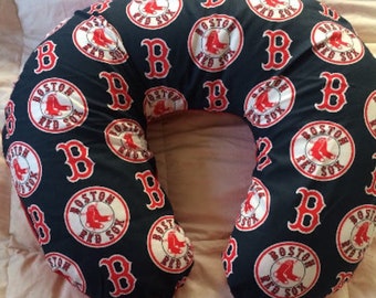 Boston Redsox Baby - Nursing pillow cover, baby shower, gift, baseball, nfl, Boston Baby, Red Sox Baby