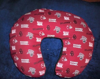 Oklahoma Baby - Nursing pillow cover, baby shower, gift, sooners baby