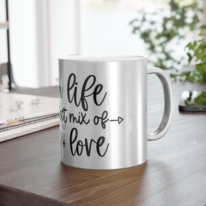 Moms Life - Metallic Mug (Silver\Gold)