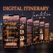 Girls Trip itinerary, itinerary template,  travel itineray, Birthday Weekend Invitation, Weekend Itinerary, Digital Schedule