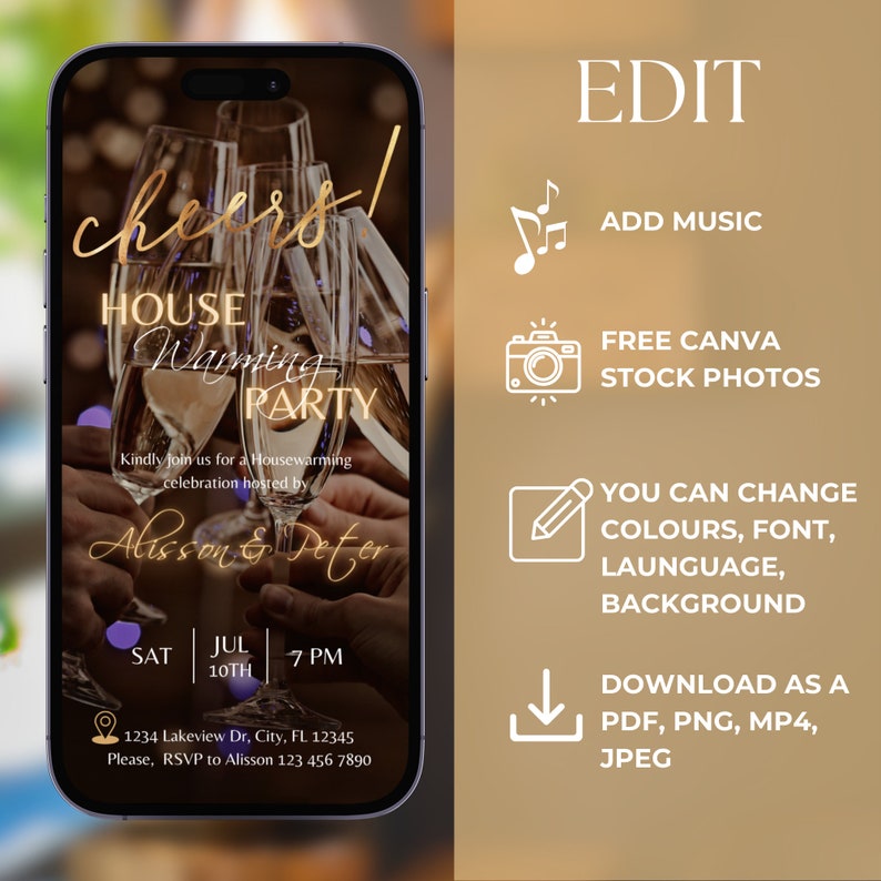 Housewarming Party Invitation | New Home Animated Invite | Apartment ...