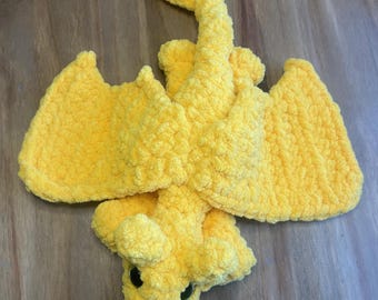 Feather Tail Dragon Crochet Pattern: Andarna Inspired (Digital Pattern)