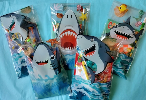 Little Boys Pre Filled Under the Sea Shark Party Bags Novelty Toys Sweets Ready Made Loot Bags Favours Prizes Age 4 5 6 7 8 Year Old Fidget Etsy UK