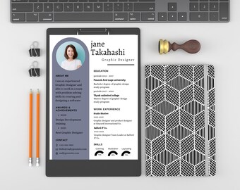 Professional Designer Cv Resume || Job application resume || ATS-friendly resume || Instant Download Template
