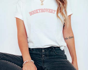 Booktrovert Tee Shirt, Book Lover Gift