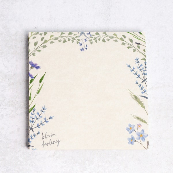 Floral Desktop Notepad