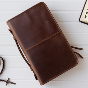 Custodia in pelle per Bibbia con cerniera, custodia in pelle per Bibbia, custodia in pelle per Bibbia uomo/donna, custodia in pelle per Bibbia, custodia per Bibbia, custodia in pelle per Bibbia