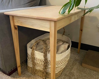 End Table / Side Table / Handmade Wooden End Table