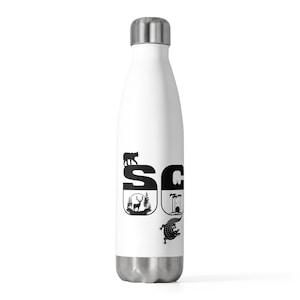 20oz Insulated Bottle South Carolina Design