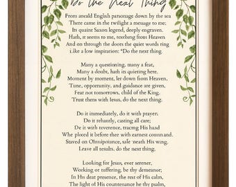 Do The Next Thing Printable, Elisabeth Elliot quote
