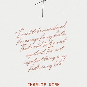 Charlie Kirk Quotes Printables - Etsy